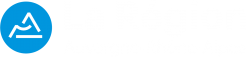 Logo region blanc pastille bleue png rvb